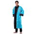Light Blue Japanese Reversible Satin Kimono Robe for Men QKL1M